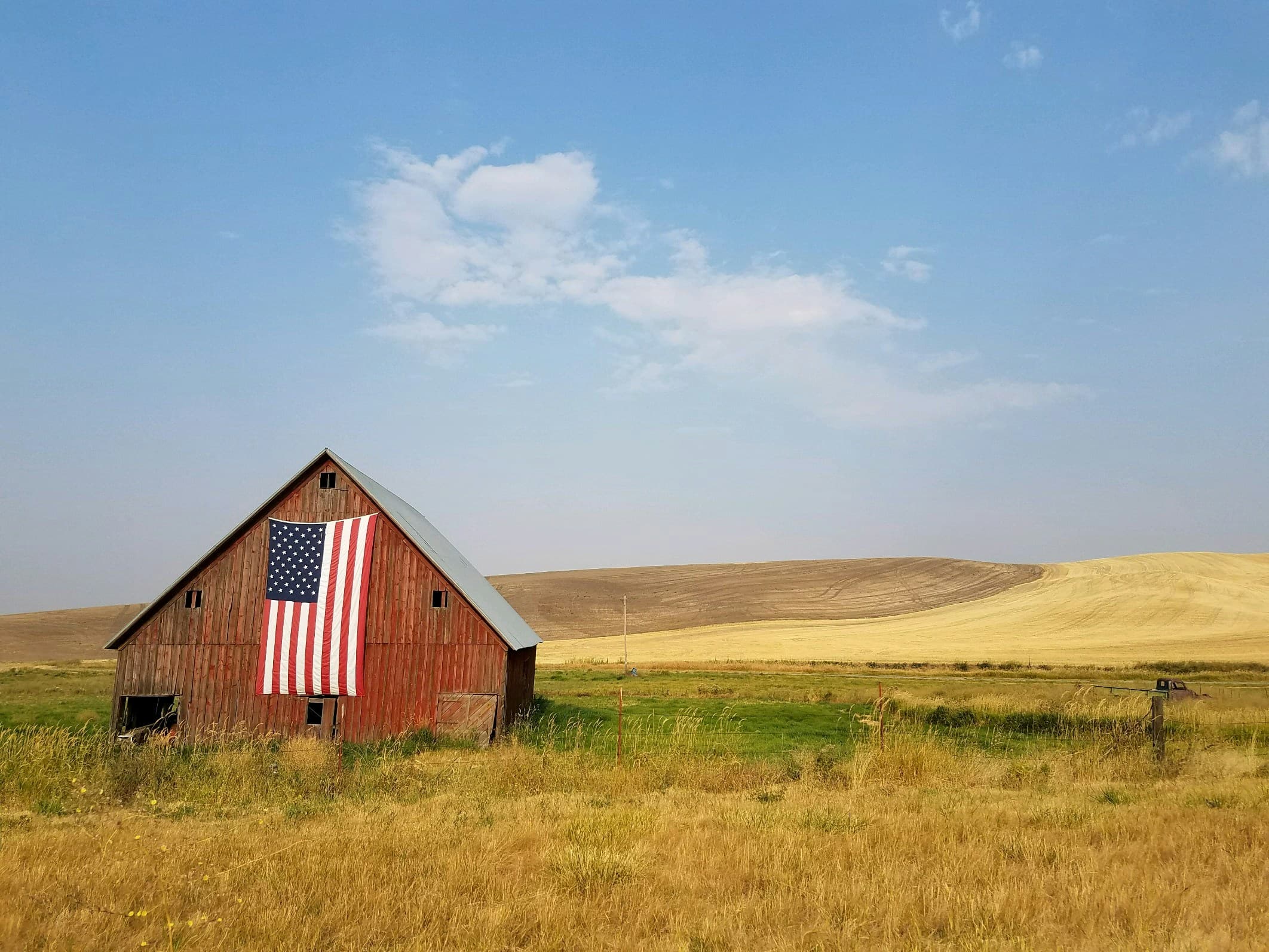 rural house with American Family